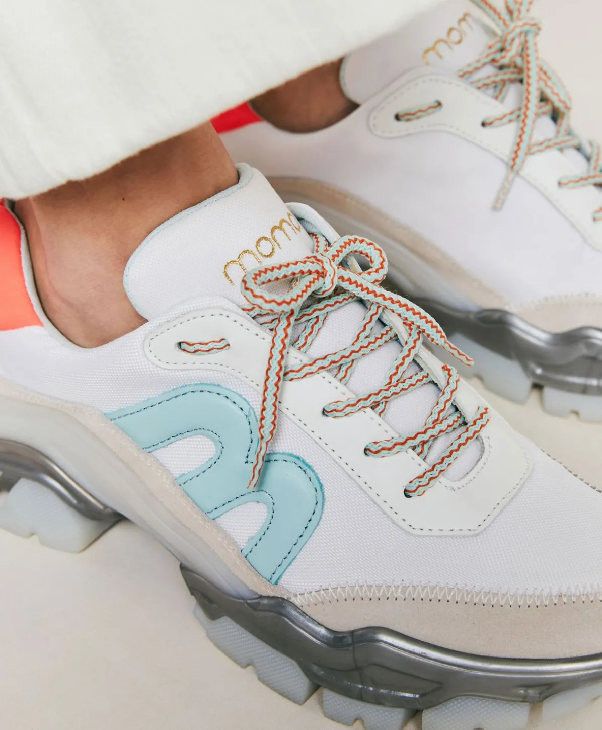 Baskets Puffin - Blanc/Multicolore