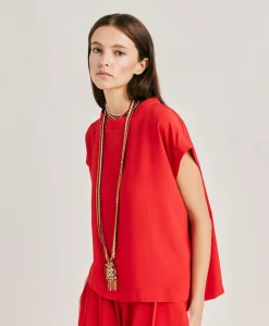 Blouse Curacao En Acetate De Soie - Azalee