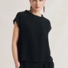 Blouse En Acetate De Soie Curacao - Noir