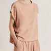 Blouse En Acetate De Soie Curacao - Nude