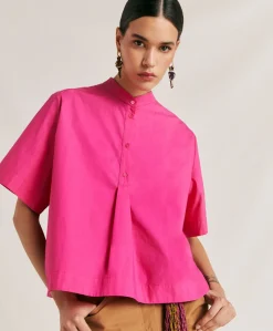 Blouse En Popeline Mialli - Fuchsia