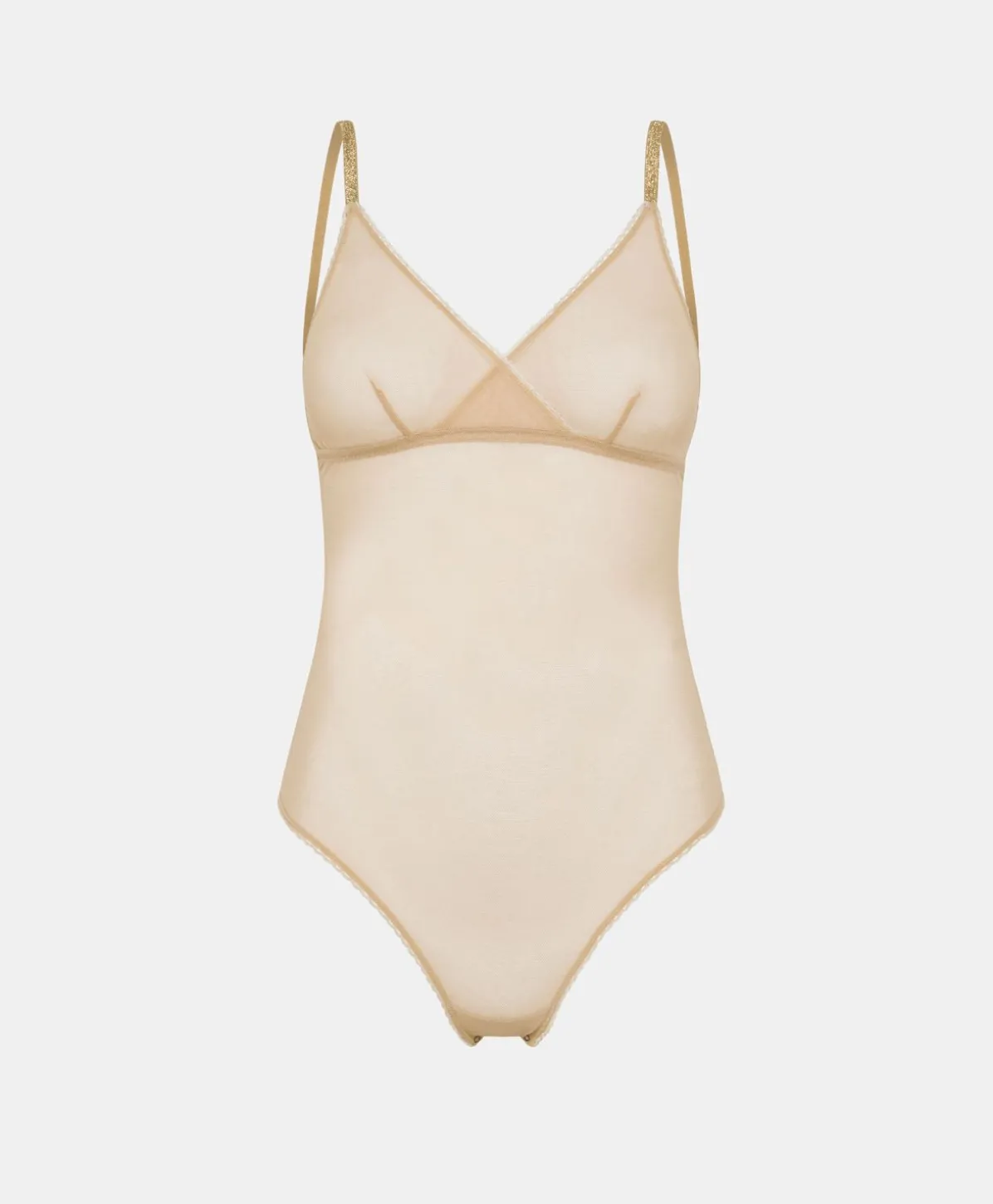 Body Tore En Tulle - Nude
