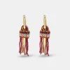 Boucles D'Oreilles Avec Perles Zimmari - Multicolore Brule
