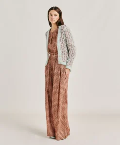 Cardigan Altea En Mohair Doux - Turquoise