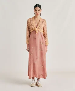 Cardigan Altea En Mohair Doux - Orange
