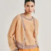 Cardigan Dream En Mohair Doux - Orange