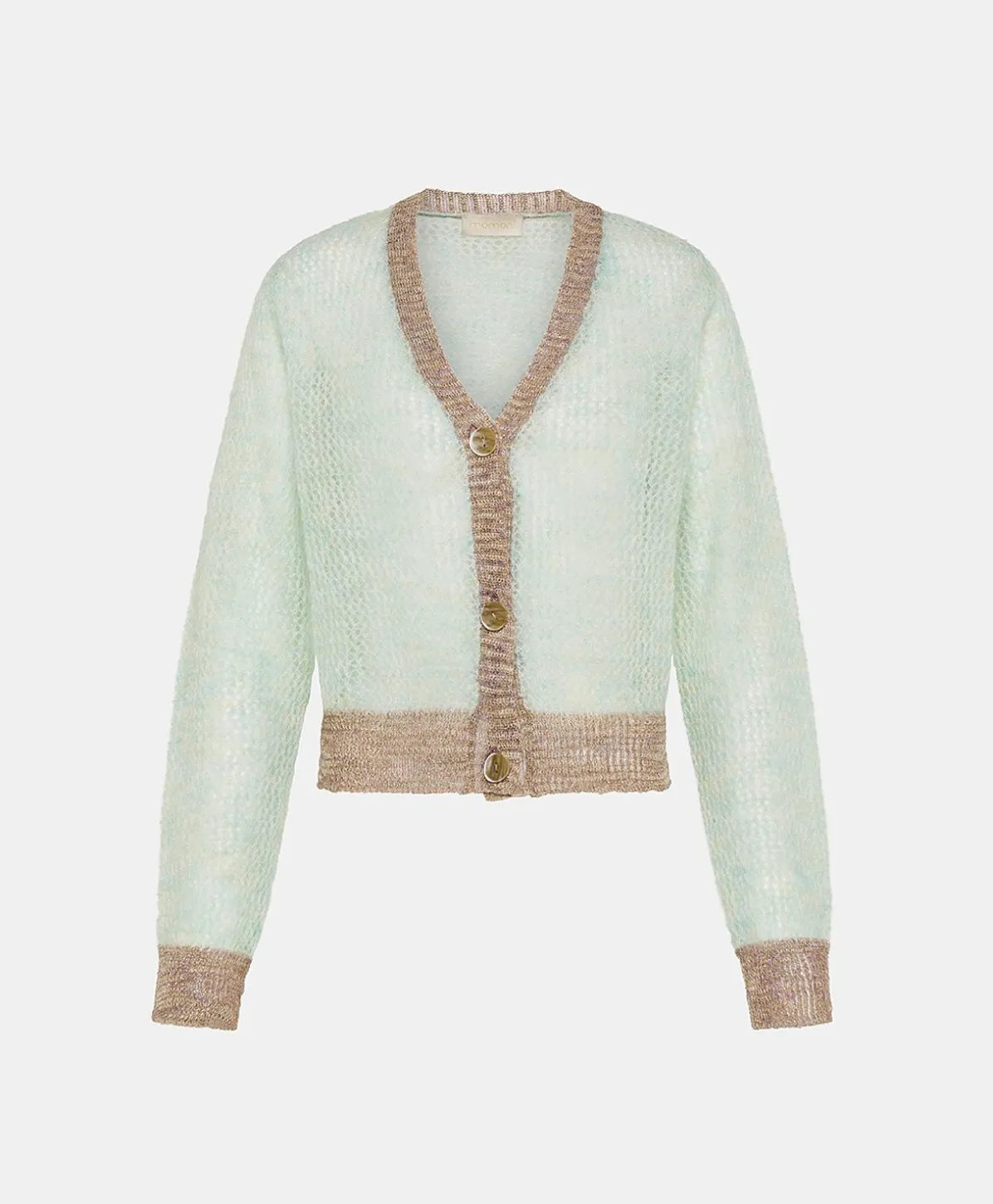 Cardigan Dream En Mohair Doux - Turquoise