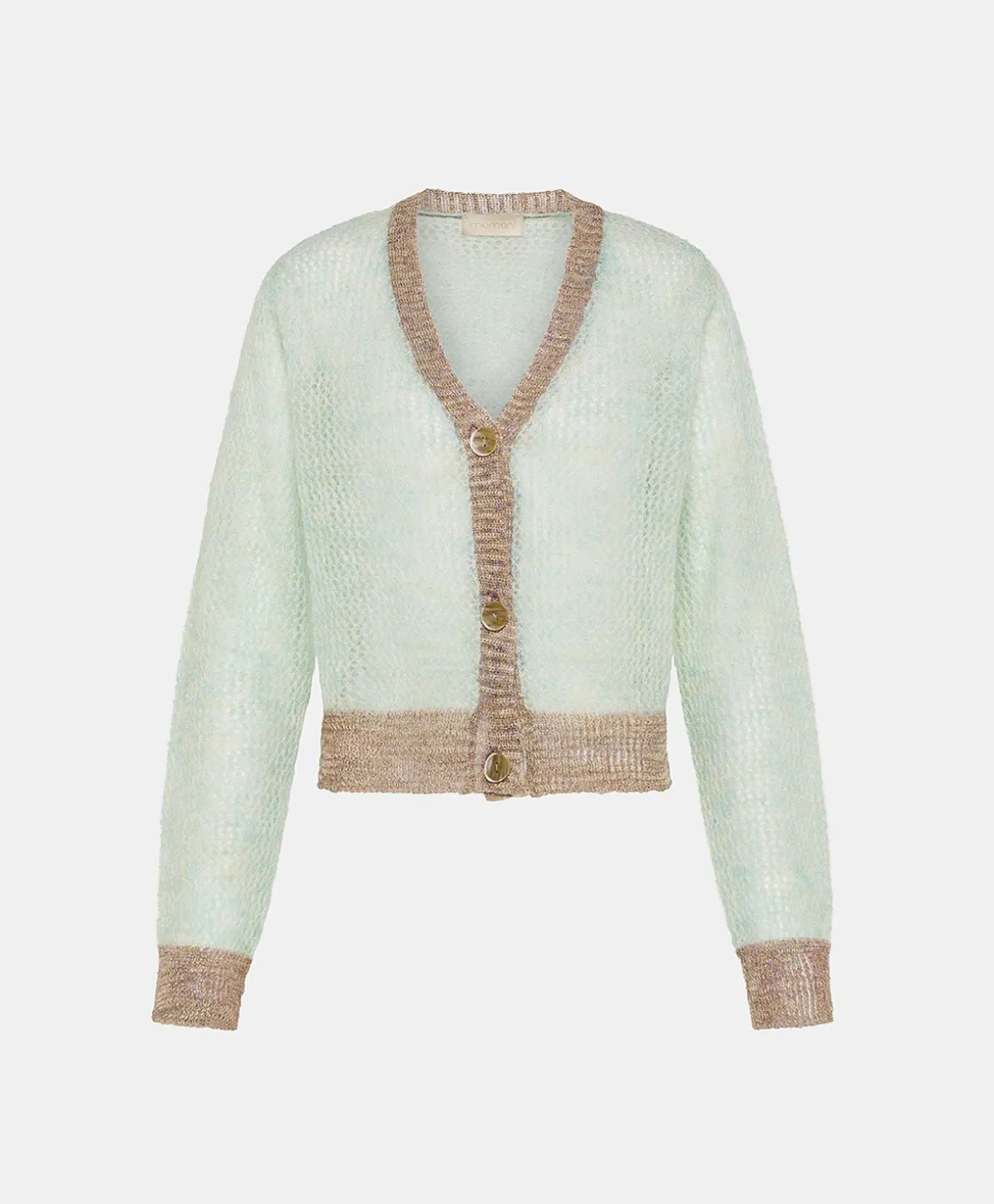 Cardigan Dream En Mohair Doux - Turquoise