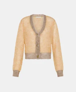 Cardigan Dream En Mohair Doux - Orange