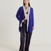 Cardigan Flossy Perle Details Lurex - Bluette
