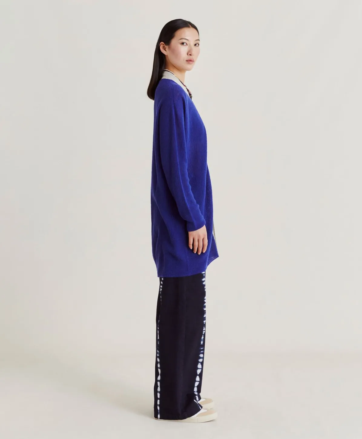 Cardigan Flossy Perle Details Lurex - Bluette
