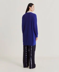 Cardigan Flossy Perle Details Lurex - Bluette