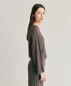 Cardigan Lurex Perle Fresno - Ecorce