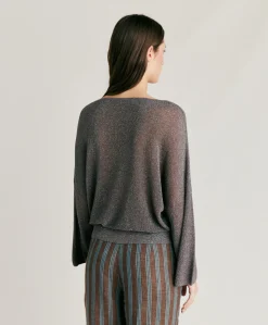 Cardigan Lurex Perle Fresno - Ecorce