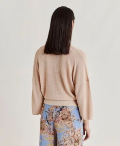 Cardigan Lurex Perle Fresno - Poudre