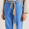 Ceinture Aulne Avec Pompon Lurex - Tournesol