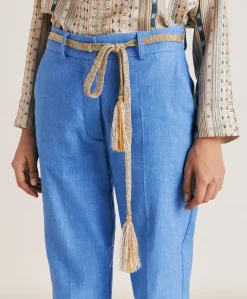 Ceinture Aulne Avec Pompon Lurex - Tournesol