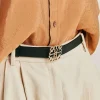 Ceinture Bienvenu En Cuir Nappa - Noir