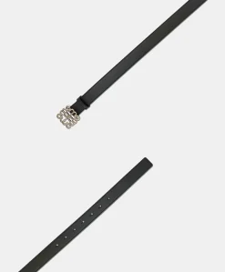 Ceinture Bienvenu En Cuir Nappa - Noir