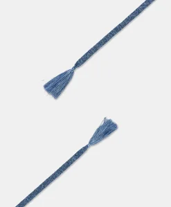 Ceinture En Aulne Avec Pompon En Lurex - Ceruleen