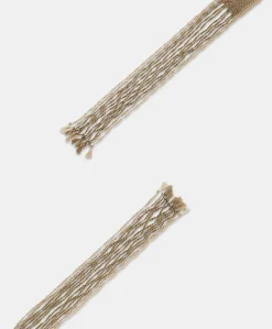 Ceinture Millor Avec Frange - Sable/Creme