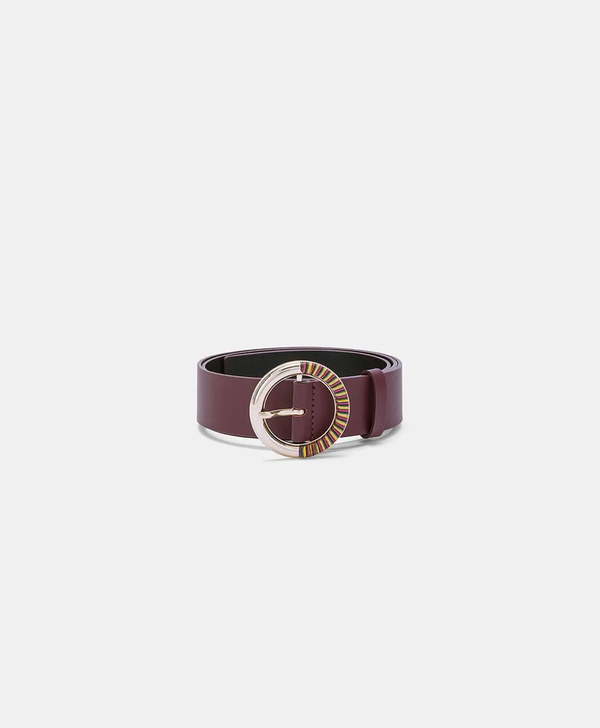 Ceinture Montoya En Cuir Nappa - Cyclamen