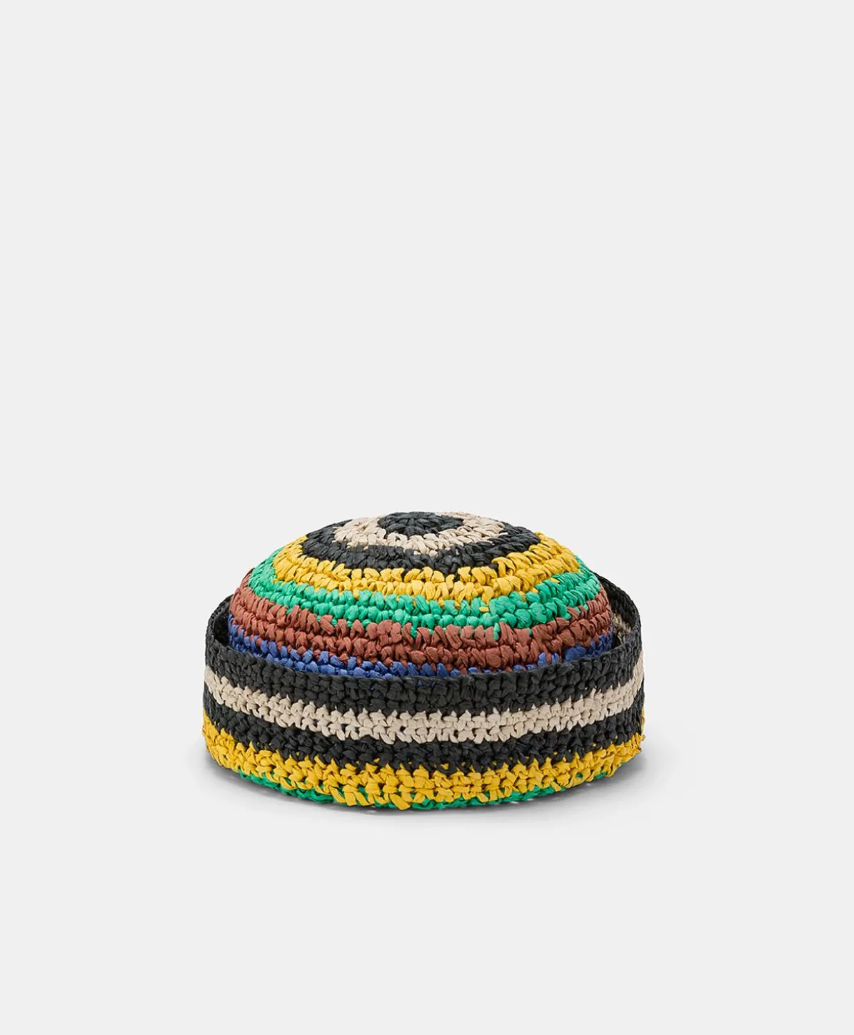 Chapeau En Raphia Raye Conejitax - Multicolore