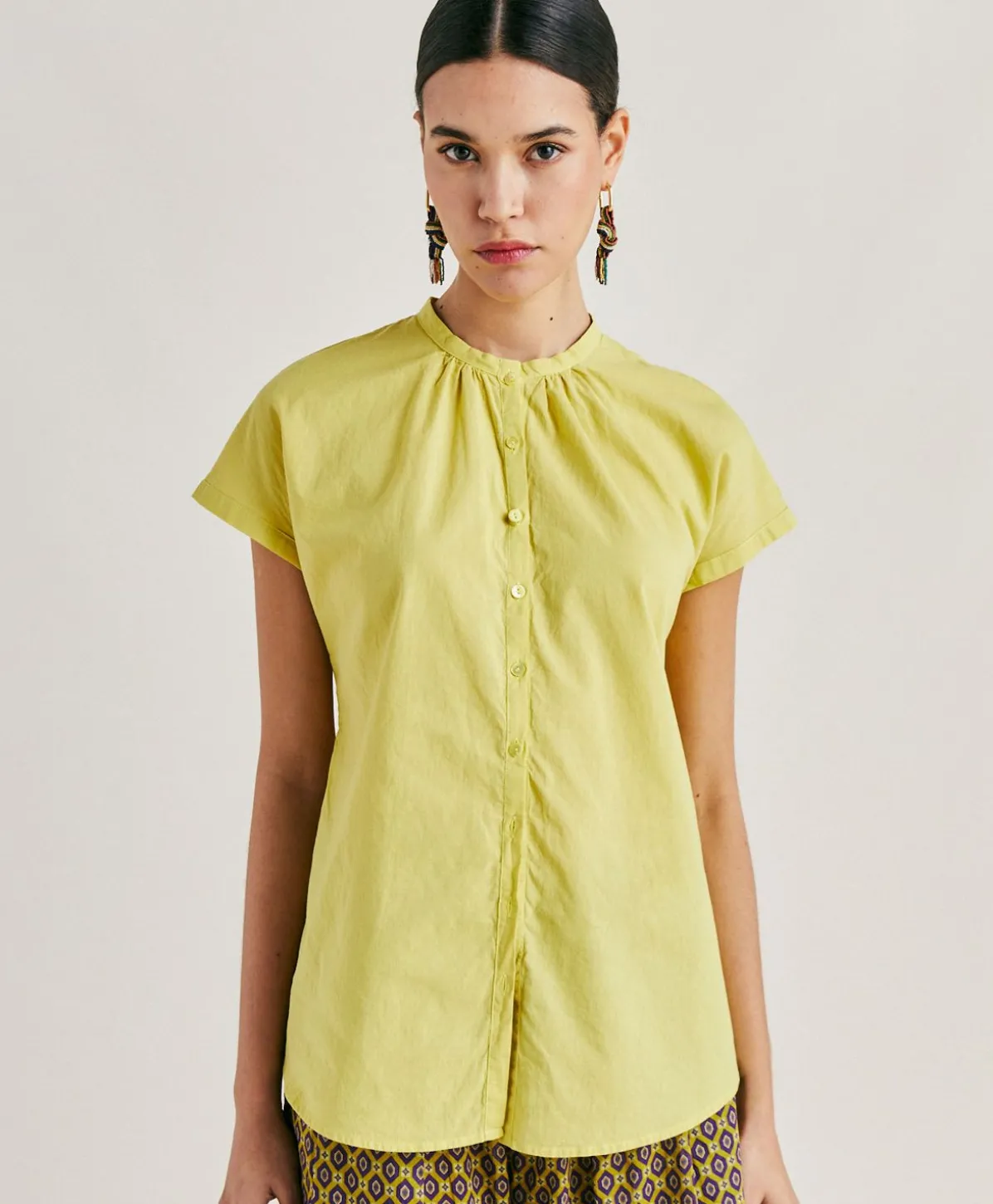 Chemise Artora En Voile De Coton - Acide