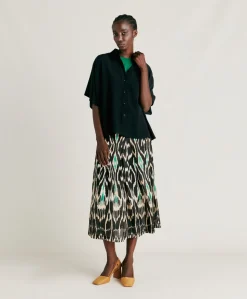 Chemise Brooklyn En Acetate De Soie - Noir