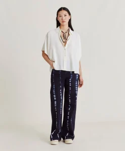 Chemise Brooklyn En Acetate De Soie - Creme