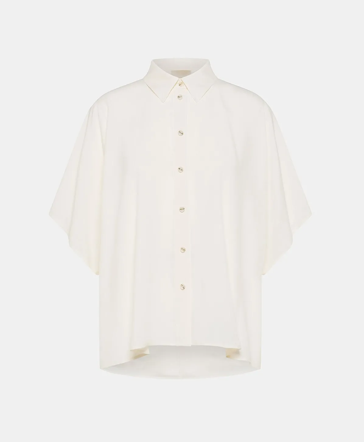 Chemise Brooklyn En Acetate De Soie - Creme