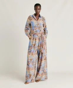 Chemise Crepe De Chine - Multicolore Ceruleen