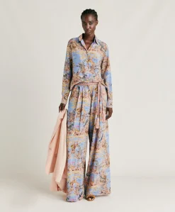 Chemise Crepe De Chine - Multicolore Ceruleen