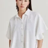 Chemise En Lin Elafonissi - Blanc Optique