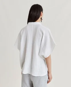 Chemise En Lin Elafonissi - Blanc Optique