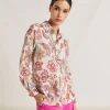 Chemise Extreme En Lin Viscose - Rose Multicolore
