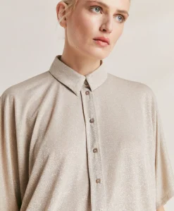 Chemise Jersey Lurex Brooklyn - Sable