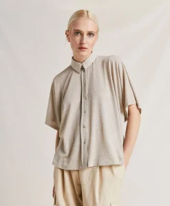 Chemise Jersey Lurex Brooklyn - Sable