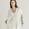 Chemise Maille Mixte Arene - Creme