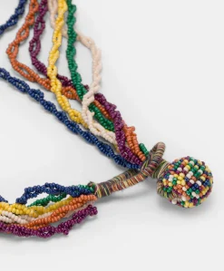 Collier Rubiela Avec Perles - Vert/Multicolore