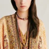 Collier Vidrier Avec Perles - Brule/Multicolore
