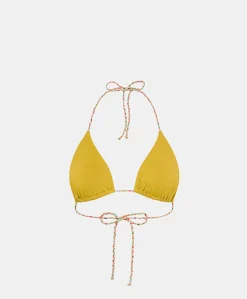 Costume De Marine Triangle Avec Bretelles Tressees - Huile