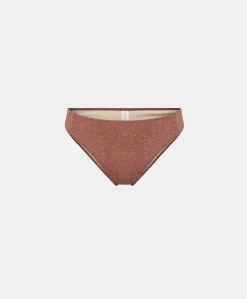 Costume Madi Slip En Jersey Lurex - Terre Cuite
