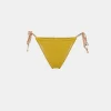 Costume Slip Romantique Avec Bretelles Tressees - Huile