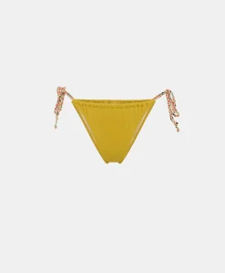 Costume Slip Romantique Avec Bretelles Tressees - Huile