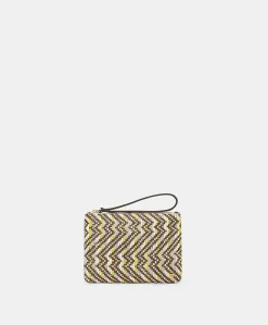 Fragua Pochette Avec Tissage - Marron / Multicolore