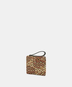 Fragua Pochette Avec Tissage - Noir Multicolore