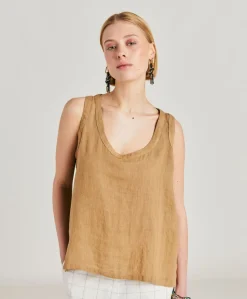 Haut Mola En Lin - Sable