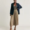 Jupe Emi En Jersey Lurex - Boue