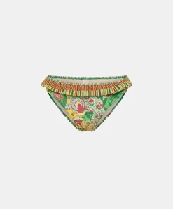 Maillot De Bain Bresilien Palm Bay - Jaune Multicolore
